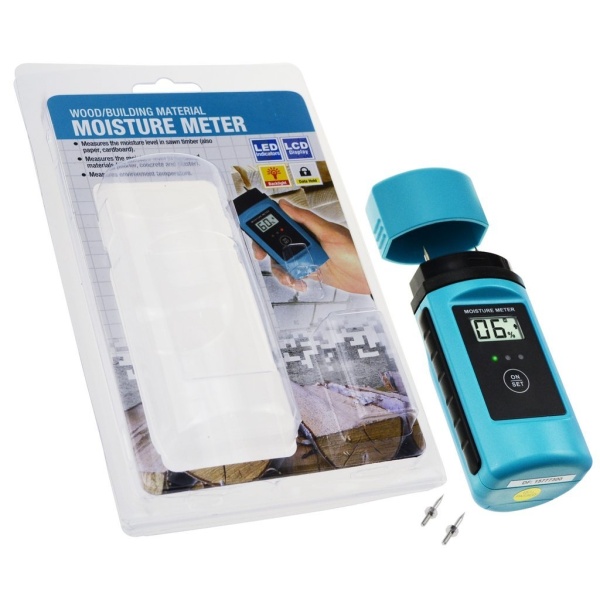 Digital 2 Pin Moisture Meter Wood / Sawn Timber / Paper / Plaster - Image 10