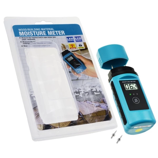 Digital 2 Pin Moisture Meter Wood / Sawn Timber / Paper / Plaster - Image 10