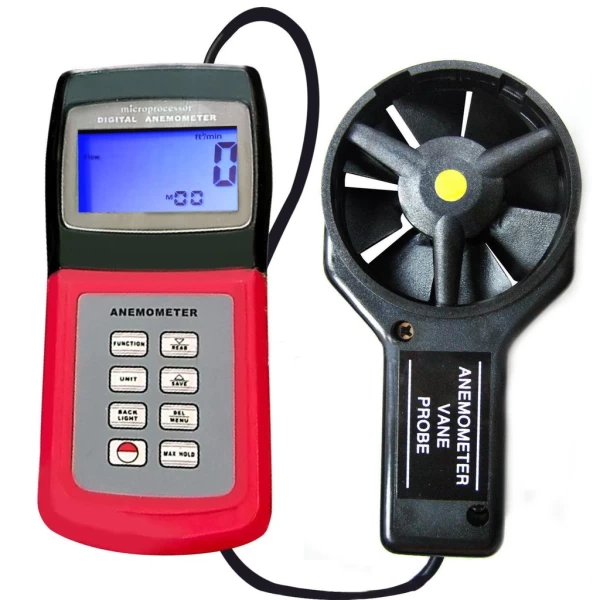Professional Digital 3 Range Thermo Anemometer
