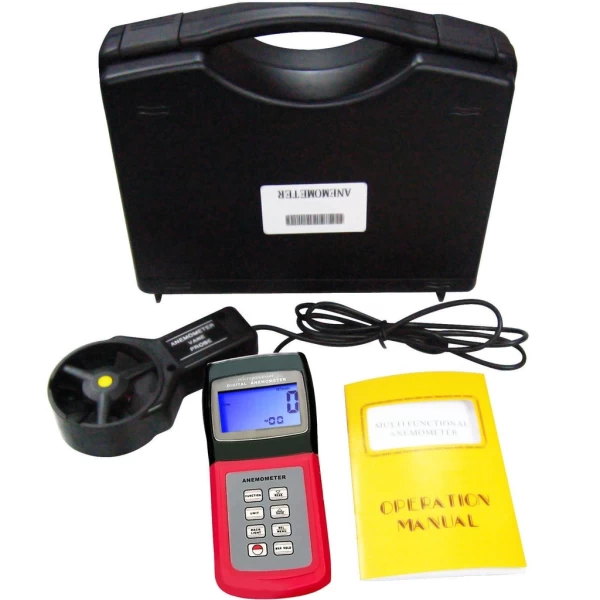Professional Digital 3 Range Thermo Anemometer - Image 7
