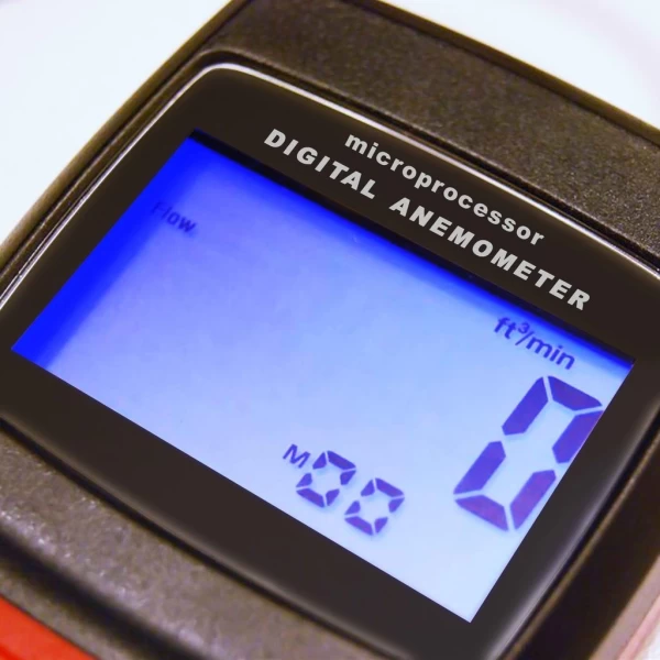 Professional Digital 3 Range Thermo Anemometer - Image 2