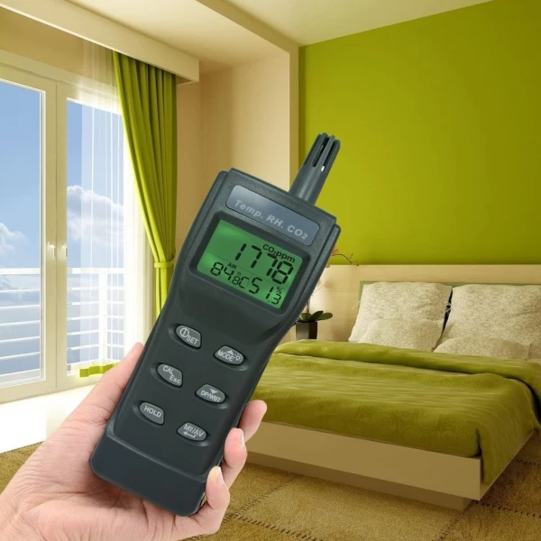 Professional Digital 3 in 1 CO2 & Air Tester Quality Monitor - Image 3