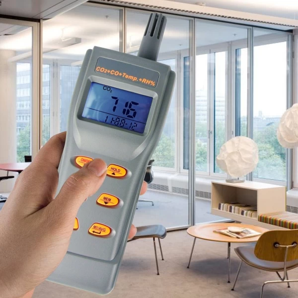 Portable Industrial NDIR CO2 & Air Quality Monitor w/ Datalogger - Image 5
