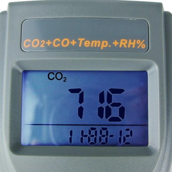 Portable Industrial NDIR CO2 & Air Quality Monitor w/ Datalogger - Image 3