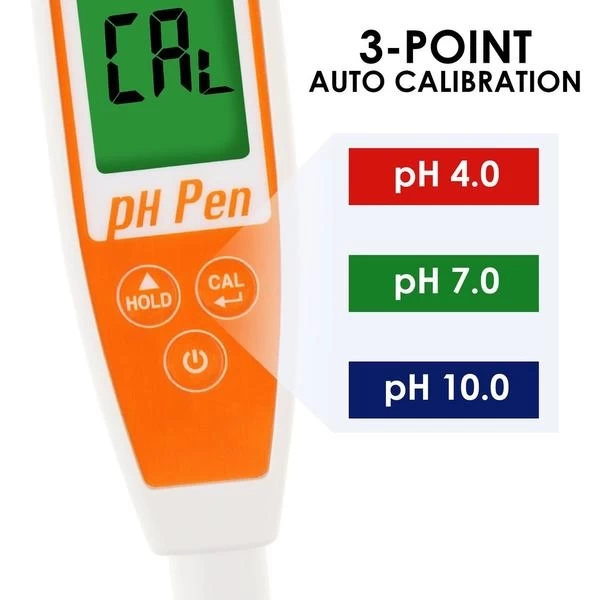 Long Glass Tube Pen Type pH Meter & Digital Water Quality Tester W/ Dual Display and Probe - Image 8