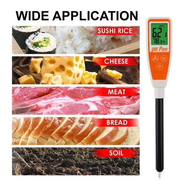 Long Glass Tube Pen Type pH Meter & Digital Water Quality Tester W/ Dual Display and Probe - Image 7