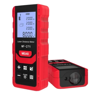 Ergonomic Handheld Laser Distance Measure w/ 70 Meter Range