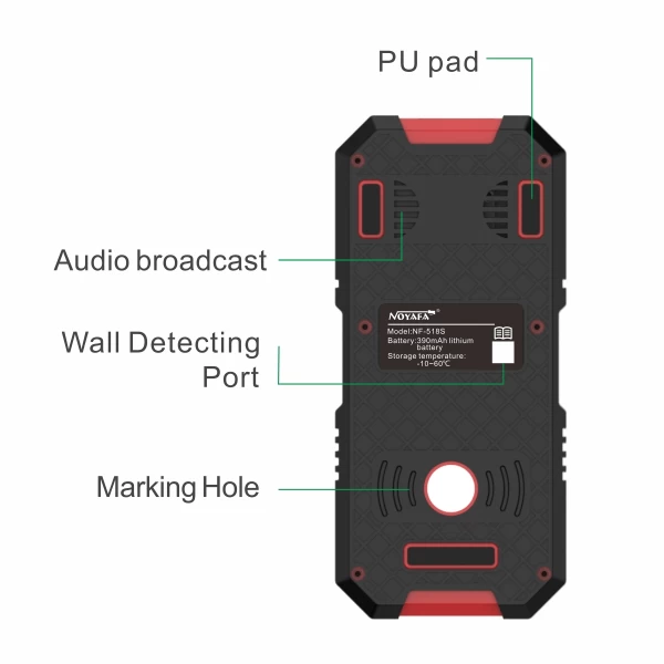 2 in 1 Wall Scanner Detector & Laser Distance Meter w/ LCD Display - Image 5