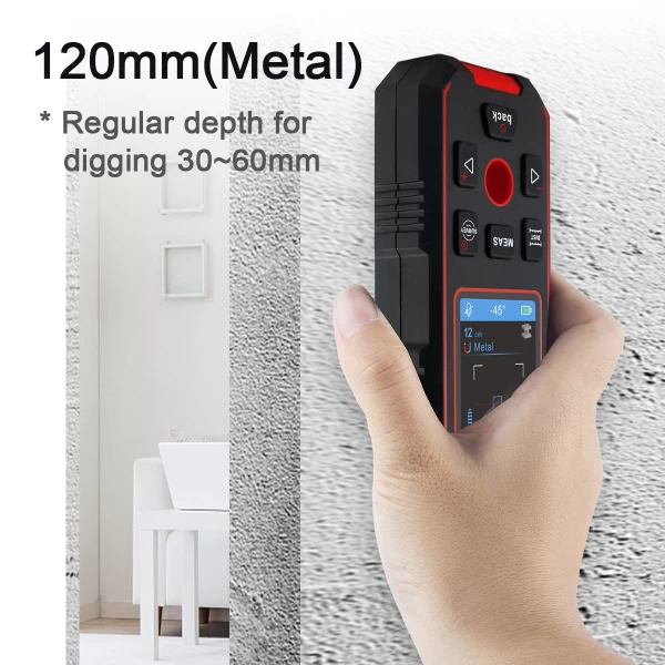 2 in 1 Wall Scanner Detector & Laser Distance Meter w/ LCD Display - Image 6
