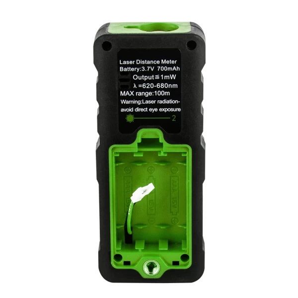 Green Light Laser Mini Range Finder with Digital Bubble w/ Bluetooth and 80 Meter Range - Image 4