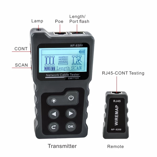 Cable Continuity Tester & Wire Tracker w/ POE Tester - Image 4