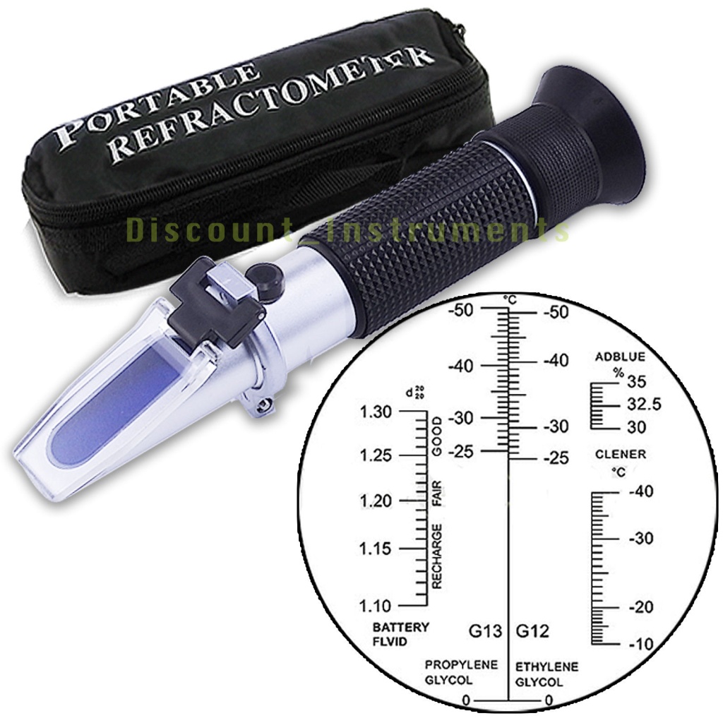 Refractometer For Adblue, Ethylene, Propylene, Urea Discount Instruments