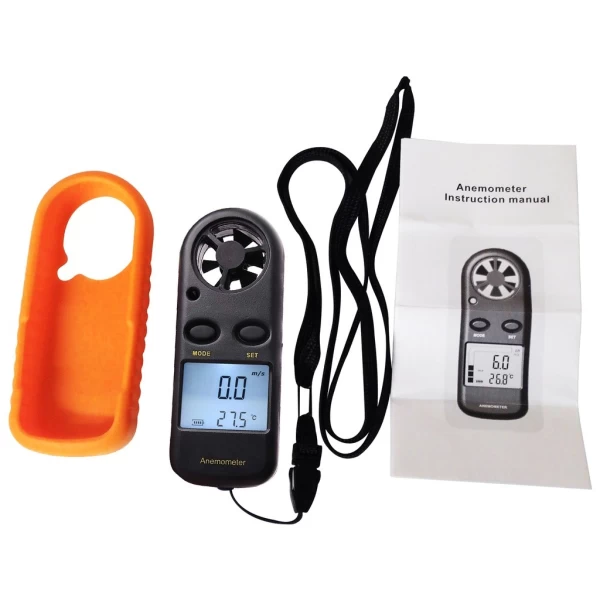 Digital Wind Speed Meter Anemometer Thermometer °F / °C Air Flow - Image 3