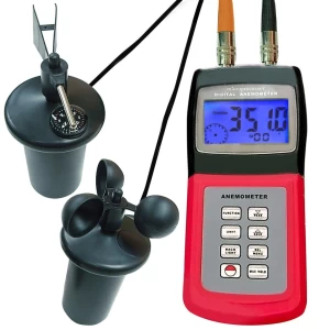 Professional Multi Function Digital Anemometer With CUP Sensor Probe