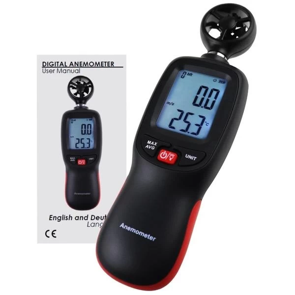 Anemometer Wind Speed Meter w/ Data Recording - Temperature, Air Velocity, Wind Chill - Image 12