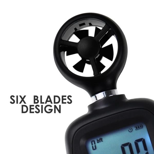 Anemometer Wind Speed Meter w/ Data Recording - Temperature, Air Velocity, Wind Chill - Image 9