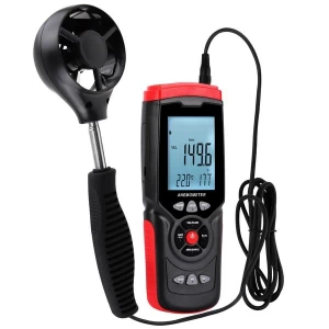 Professional Anemometer With Datalogger Measures Wind Temperature Humidity