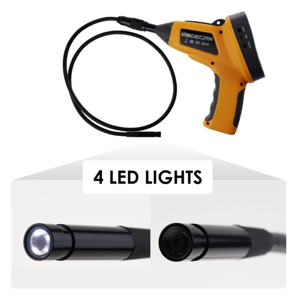 Industrial Optoelectronic Recordable Video Inspection Camera w/ 2.4" LCD - Image 7