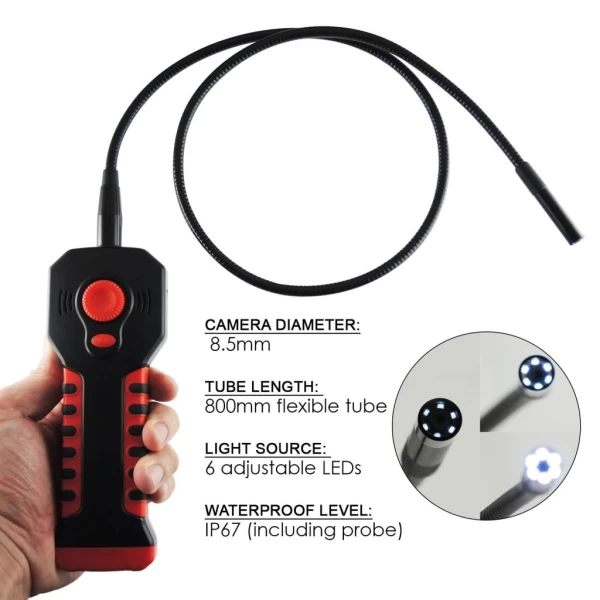 Handheld Inspection Endoscope w/ WIFI & Android/iOS Support - Image 3