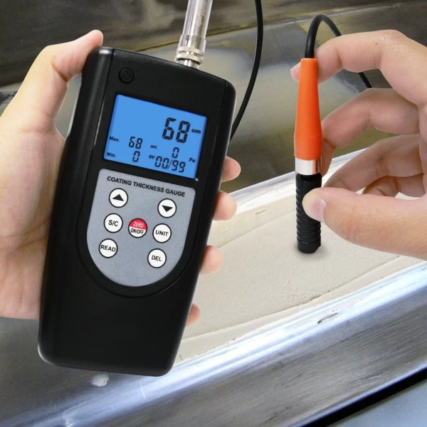 Professional Digital Coating Thickness Meter w/ F & NF Probes - Image 4