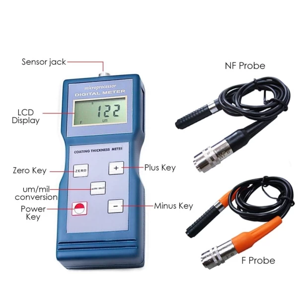Digital Coating Thickness Meter w/ F & FN Probes - Image 11