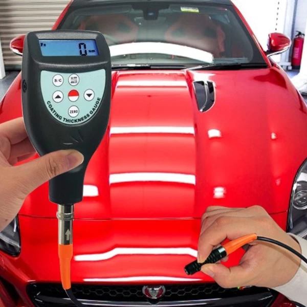 Advanced Industrial Paint Coating & Thickness Meter Gauge with F & NF Probes - Image 9