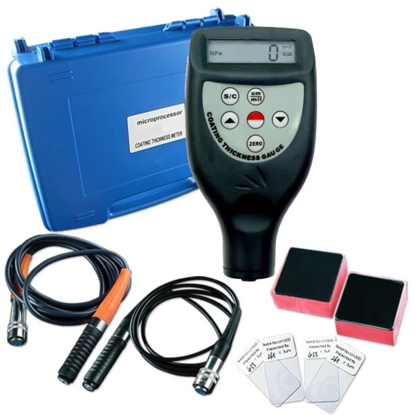 Advanced Industrial Paint Coating & Thickness Meter Gauge with F & NF Probes - Image 8