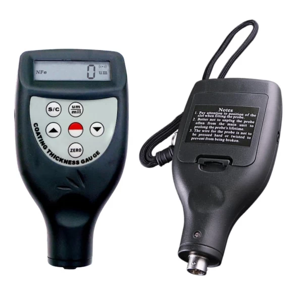Advanced Industrial Paint Coating & Thickness Meter Gauge with F & NF Probes - Image 2