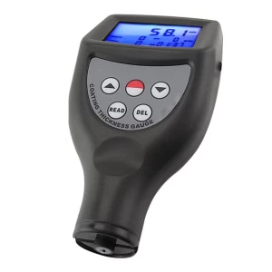 Industrial Paint Coating Thickness Gauge w/F/NF Probes & Big LCD