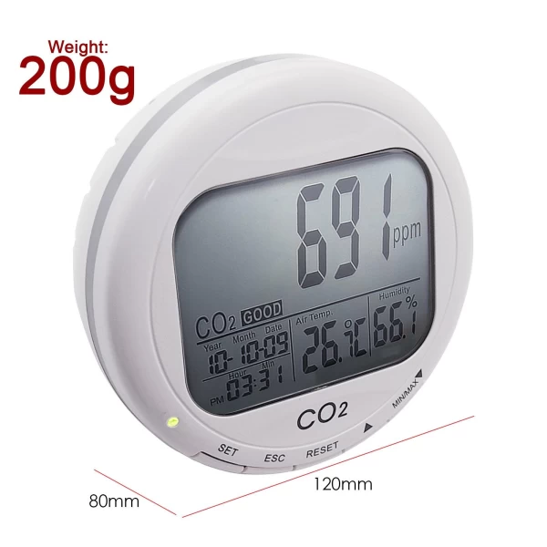 Desktop Indoor Air Quality Monitor & CO2 Meter - Image 12