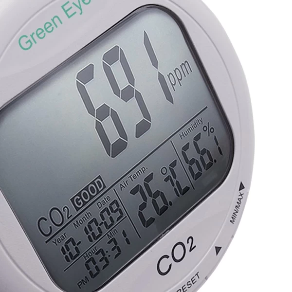 3 in 1 Factory Calibrated Desktop CO2/Air Quality Datalogger & Monitor w/ Temperature & Humidity Monitoring - Image 9