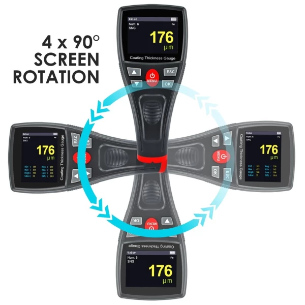 Portable Coating Thickness Guage w/ HD display - Image 11