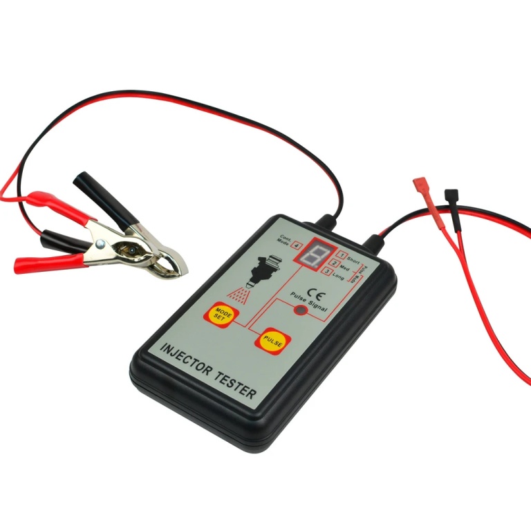 12V Battery Powered Automotive Fuel Injector Diagnostic Tool w/ 4 ...