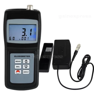 Compact & Portable Handheld 20 & 60 Degree Gloss Meter w/ 0.1 ~ 200 GU range and onboard Memory