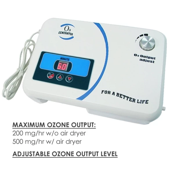 O3 Generator w/ Built In Air Pump & Timer, Ozone Output 500mg/hr - Image 6