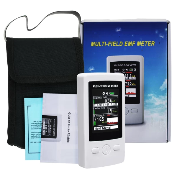 Handheld Multi-Field EMF/ELF/RF Field Tester & Gauss Meter w/ Warning Buzzer - Image 7