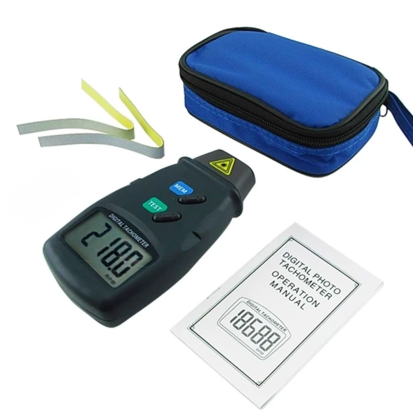 Digital Laser Non Contact Photo Tachometer RPM Measurer - Image 8