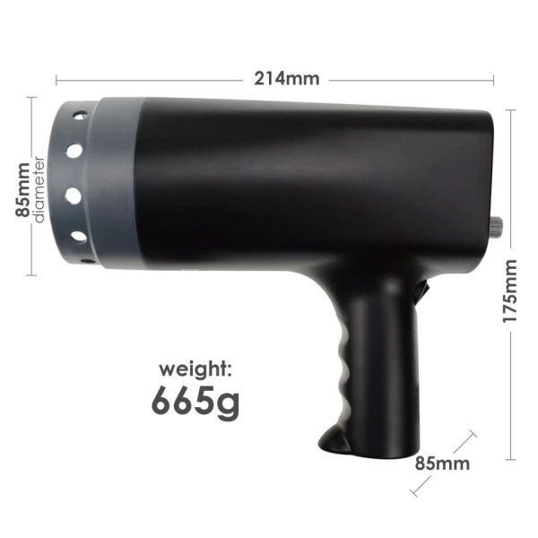 Digital Handheld Stroboscope with 50-12,000 FPM 110V/220V - Image 6