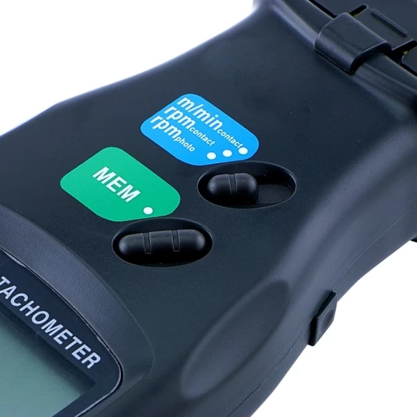 2 in 1 Digital Laser Photo Tachometer Non & Contact RPM - Image 3