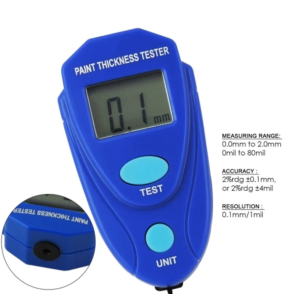 Handheld Micro Digital Paint & Coating Thickness Guage - Image 10