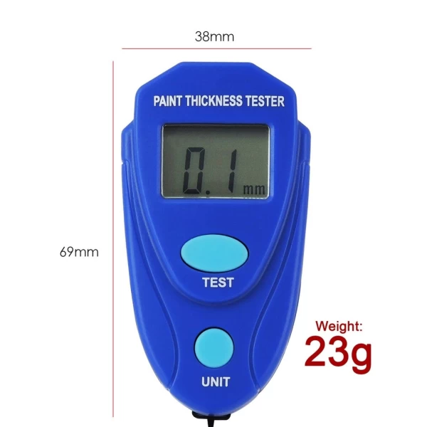 Handheld Micro Digital Paint & Coating Thickness Guage - Image 2