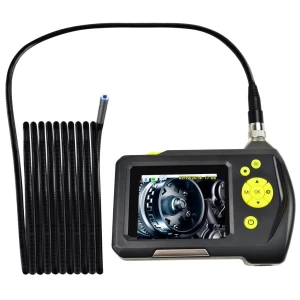 Handheld Industrial Waterproof Borescope w/ LCD viewing monitor & Adjustable LED lighting