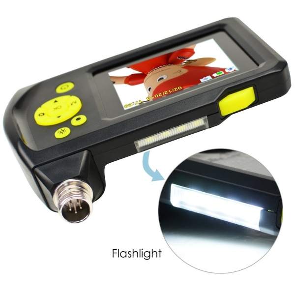 Handheld Industrial Waterproof Borescope w/ LCD viewing monitor & Adjustable LED lighting - Image 12