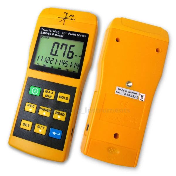 Digital EMF / ELF Triple 3 Axis Gauss Meter 30Hz-2000Hz 20/200/2000 mG - Image 7