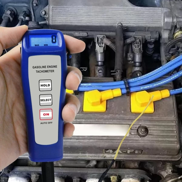 Digital Gasoline Engine Non Contact Tachometer 50.0~9,999 r/min - Image 8