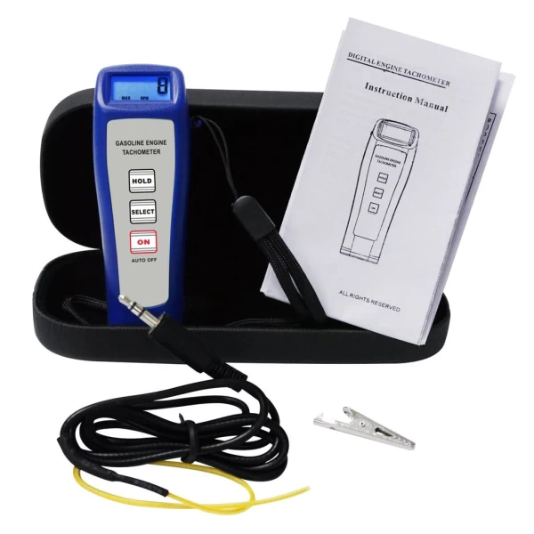 Digital Gasoline Engine Non Contact Tachometer 50.0~9,999 r/min - Image 3