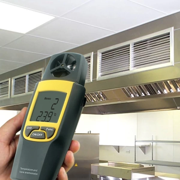 Digital Handheld Anemometer With Built In Rotary Vane - Image 12