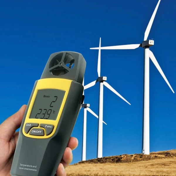 Digital Handheld Anemometer With Built In Rotary Vane - Image 2