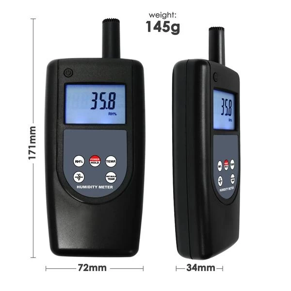 Indoor / Outdoor Digital Humidity Temperature Meter with Wet Bulb Temp - Image 4