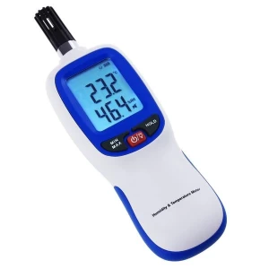 Digital Hygrometer & Temperature Meter Hygrometer w/LCD Backlight